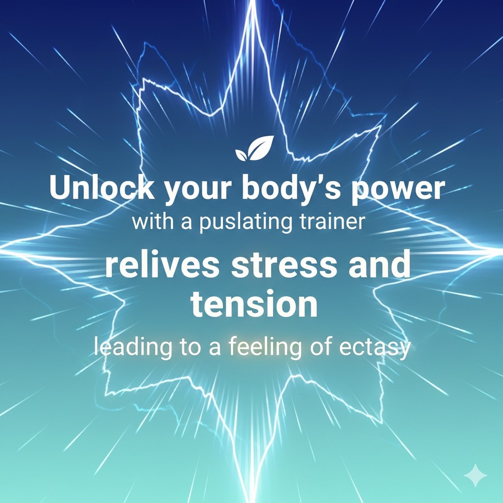 Pulsating Unisex Trainer for Stress Relief